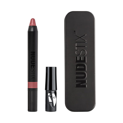 Intense Matte Lip + Cheek Pencil – 3-in-1 Long-Wear Matte Lipstick, Lip Liner & Blush Stick | Waterproof, Vegan