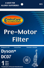 EnviroCare Replacement Vacuum Cleaner Pre Motor Filter Designed to fit Dyson DC07 Uprights