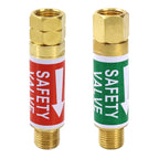 VAPHY Oxygen Acetylene Flashback Arrestors Set Regulator End