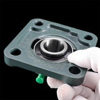 1 Pcs,UCF216 Inner80mm 4-Bolt Flange Bearing Unit, Cast Iron Housing