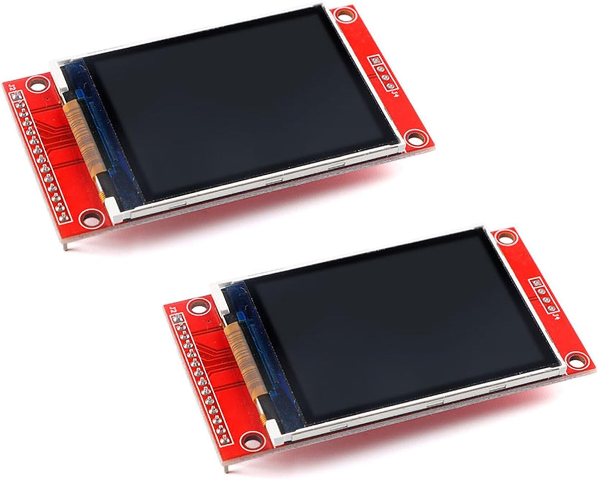 2Pcs 2.4 Inches TFT LCD Screen Module 2.4Inch 320x240 SPI Serial ILI9341 SPI 2.4" Screen Shield Display Module Development Board