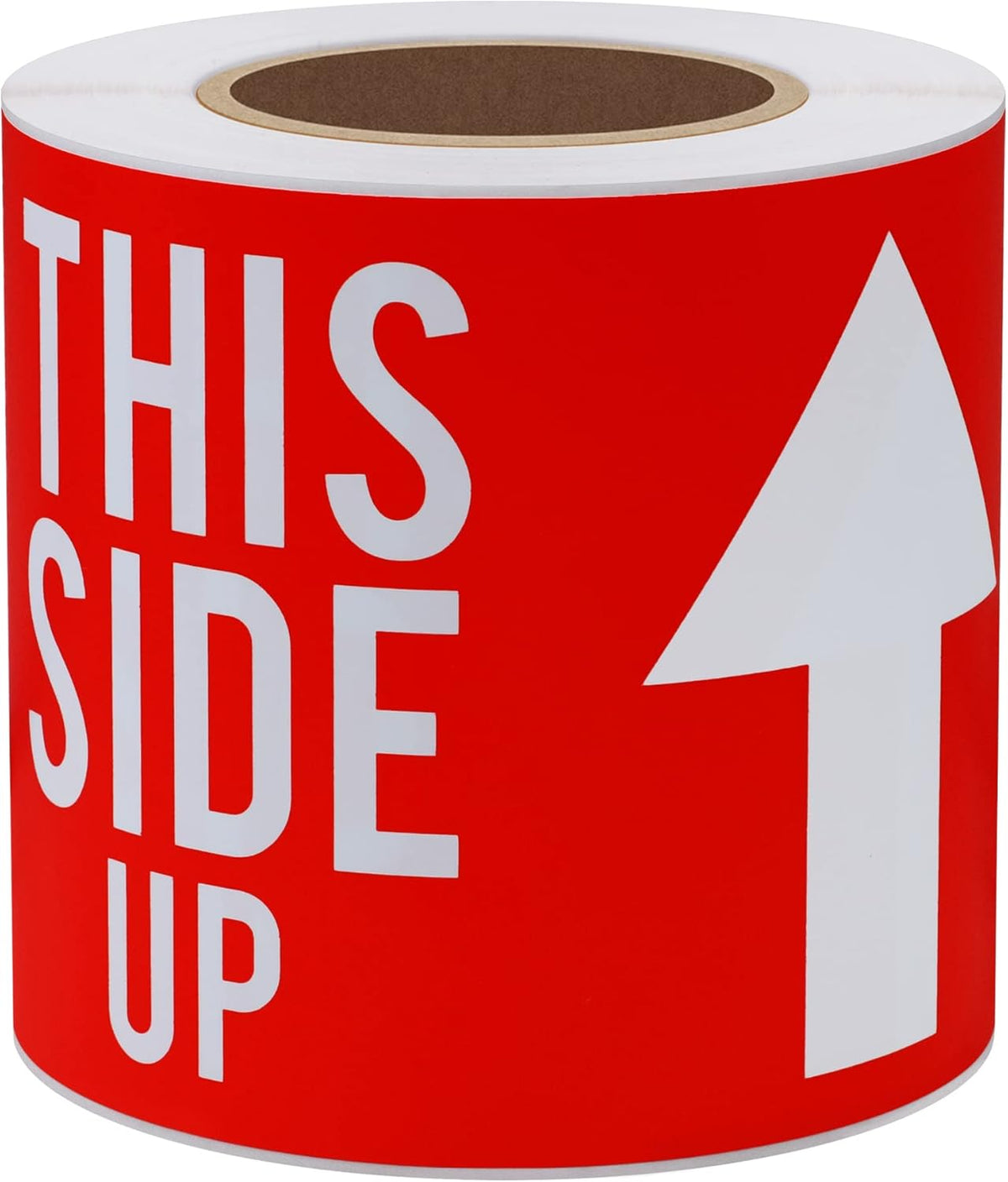 Fragile Stickers 3x5 100 PCS Shipping Labels Warning Label Rectangle Sticker, Red, Big Arrow