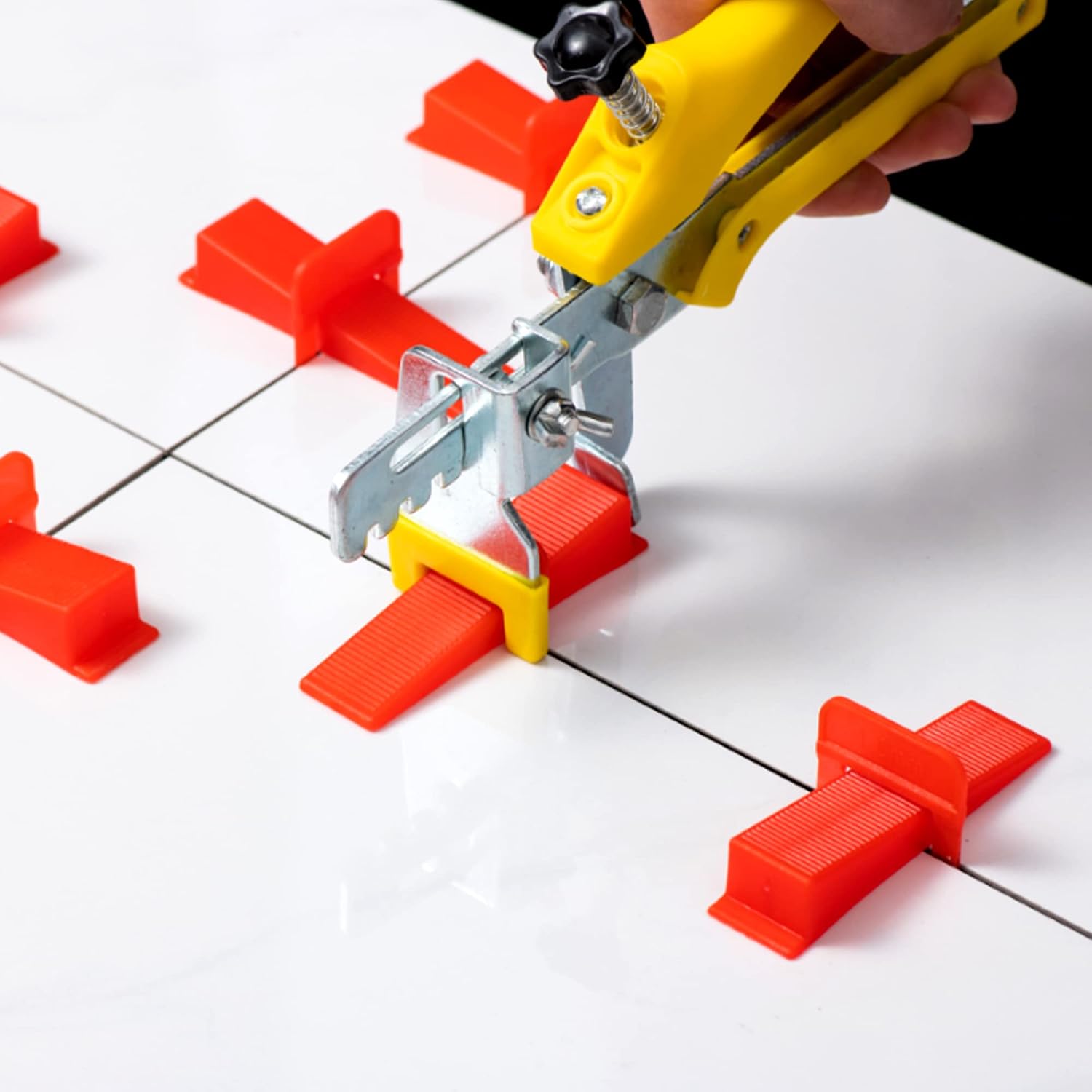 Tile Leveling System – ULTRA-THIN 0.5mm (1/51 Inch) – 2000 Tile Spacers – Compatible with Most Wedges – Thinnest