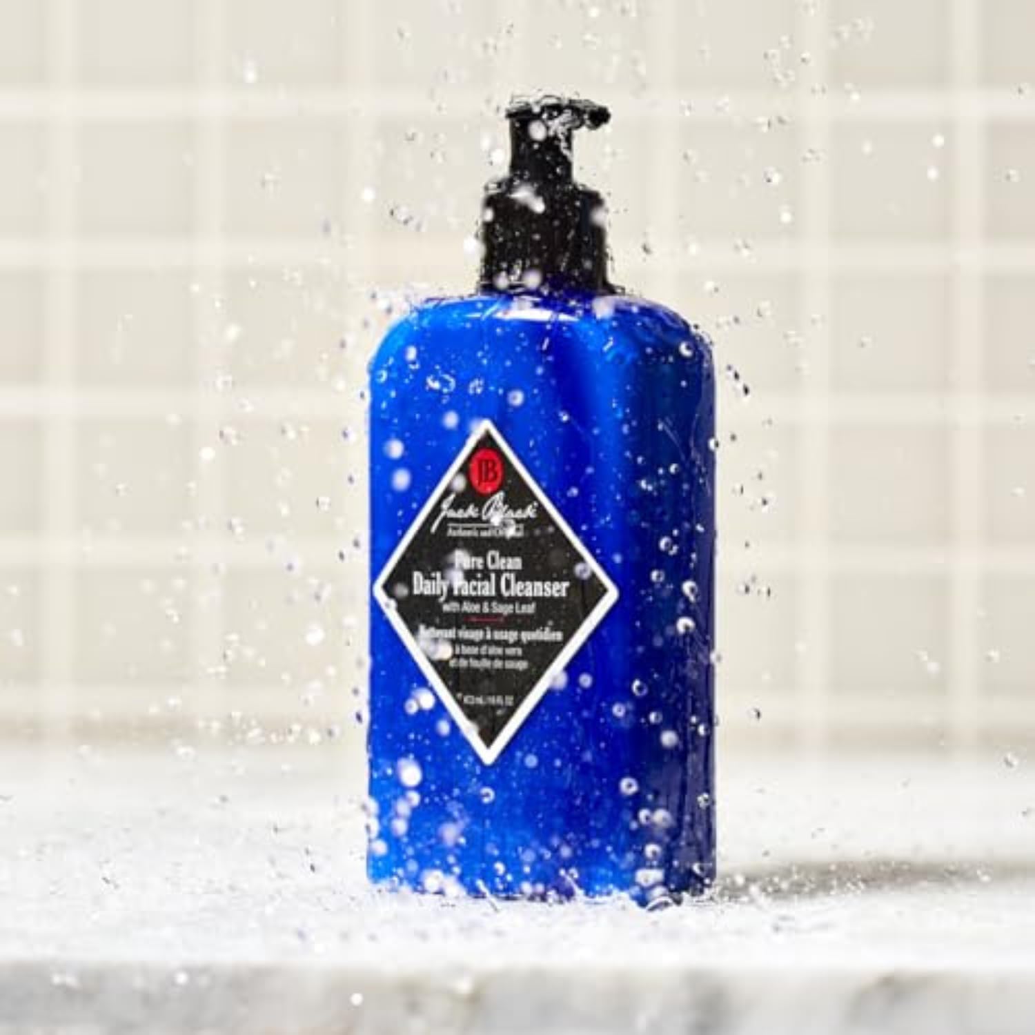Pure Clean Daily Facial Cleanser for Men - Mens Face Wash, Jack Black Face Wash Men's, Face Wash for Men, Face