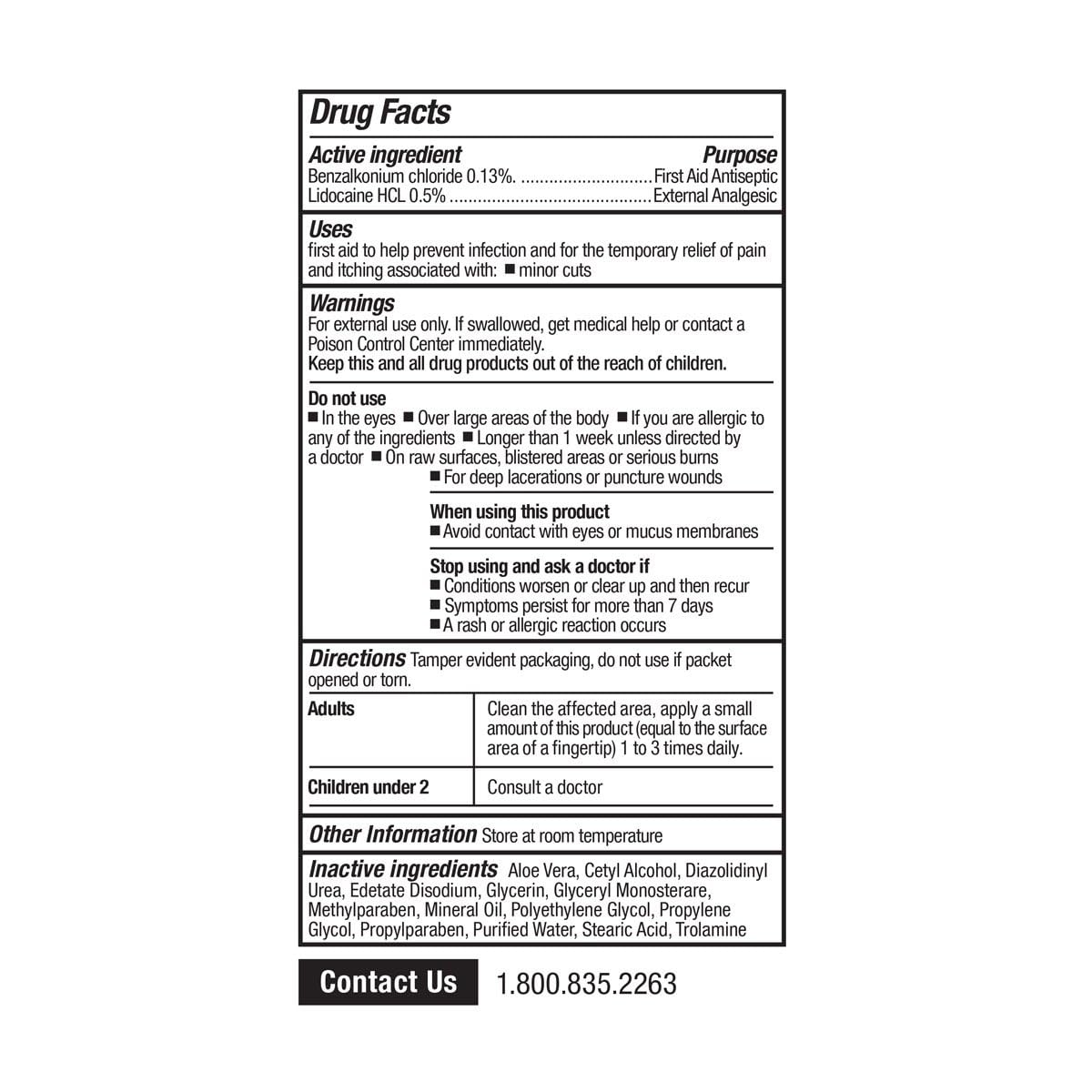 FAE-7011 SmartCompliance Refill Burn Cream Packets, 10 Count- Pack of 2
