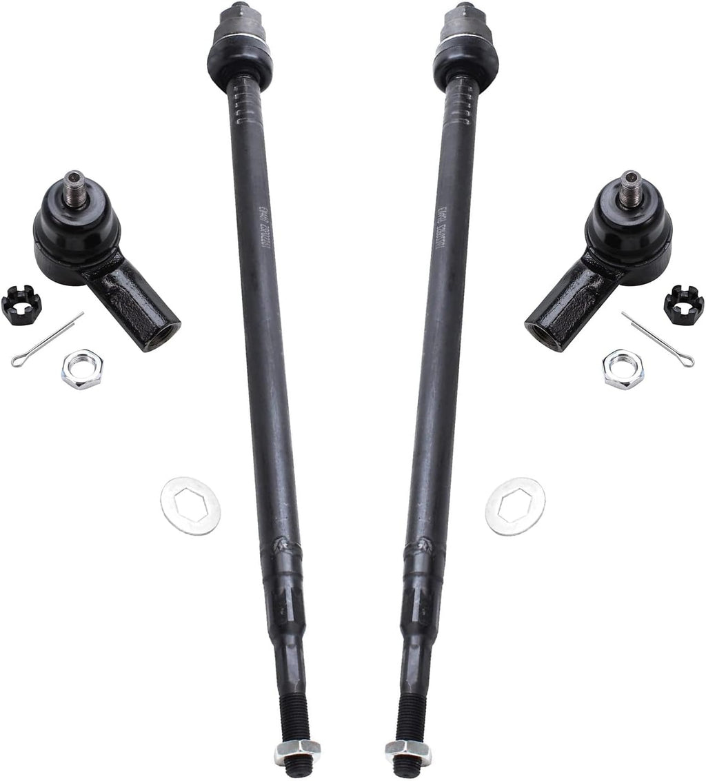 Detroit Axle - 4 Front Tie Rods for 2001-2005 Honda Civic, EL