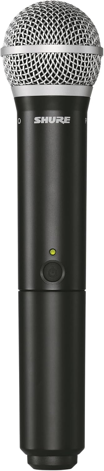 BLX24/PG58 Wireless Vocal Microphone System - H9 Band | 14-hour battery and 300 ft UHF range with PG58 handheld vocal