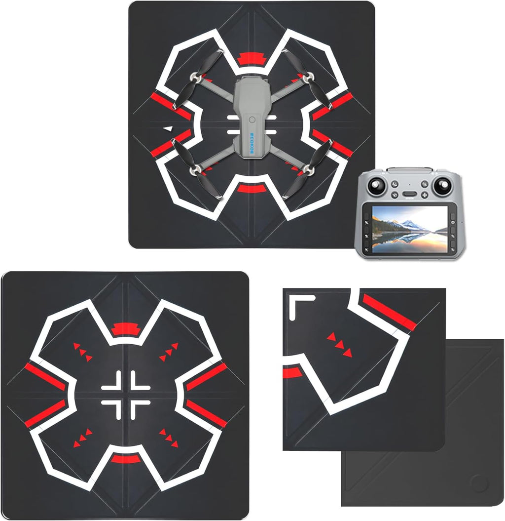 Universal Drone Landing Pad - Fast-Foldable, Portable, Weighted for Wind Resistance | Waterproof Landing Pad