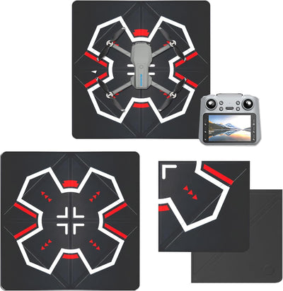 Universal Drone Landing Pad - Fast-Foldable, Portable, Weighted for Wind Resistance | Waterproof Landing Pad