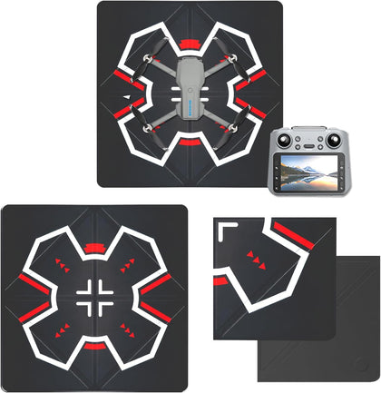 Universal Drone Landing Pad - Fast-Foldable, Portable, Weighted for Wind Resistance | Waterproof Landing Pad