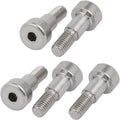 uxcell 5pcs 304 Stainless Steel Hex Socket Shoulder Bolt 6mm Shoulder Dia 8mm Shoulder Length M5 Thread