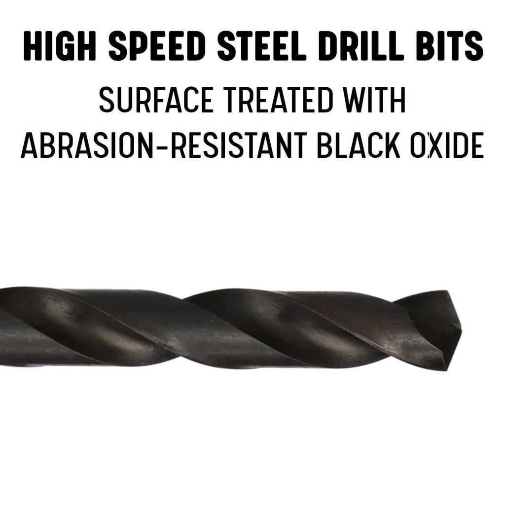 Drill America K High Speed Steel Split Point Drill Bit (Pack of 12), D/ASP Series