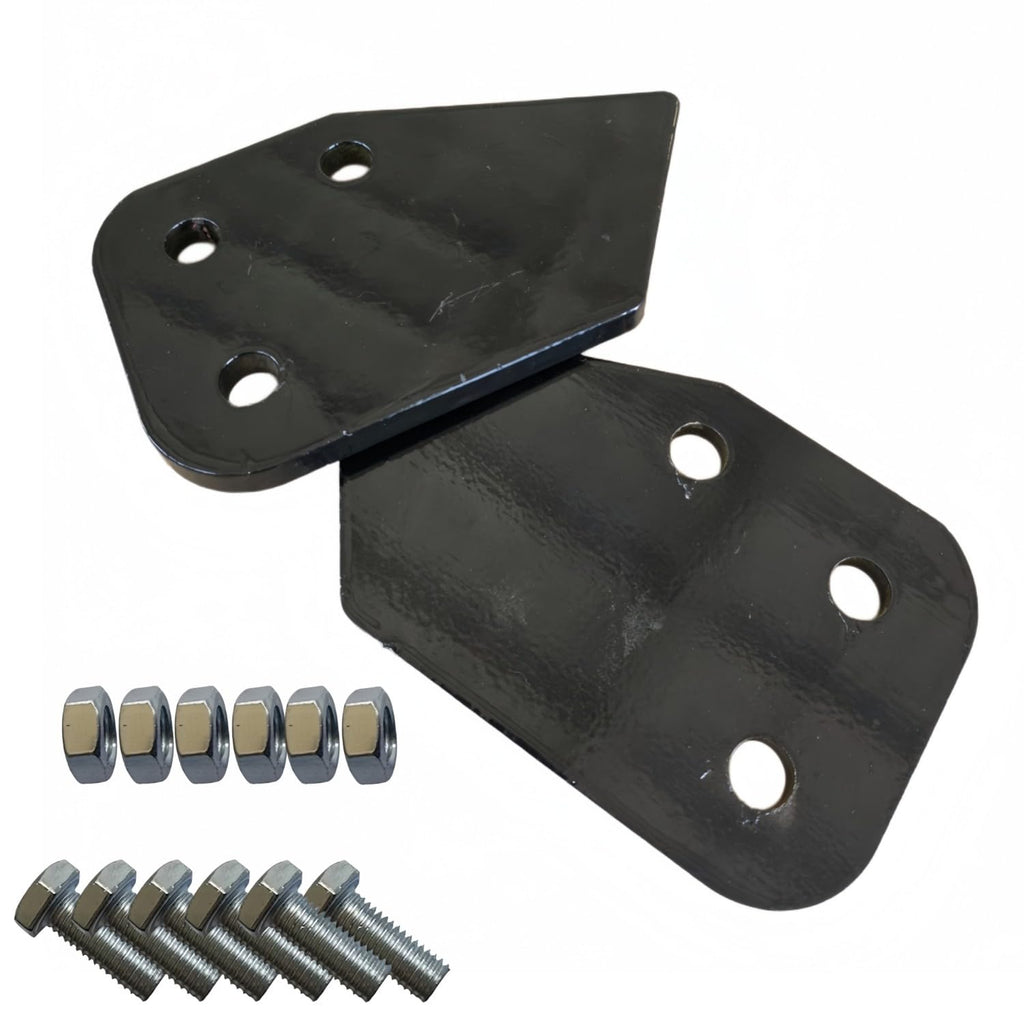2PCS Narrow Bucket Side Teeth for Mini Excavator with Bolt Nut Hardware
