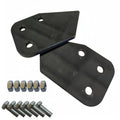 2PCS Narrow Bucket Side Teeth for Mini Excavator with Bolt Nut Hardware