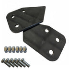 2PCS Narrow Bucket Side Teeth for Mini Excavator with Bolt Nut Hardware