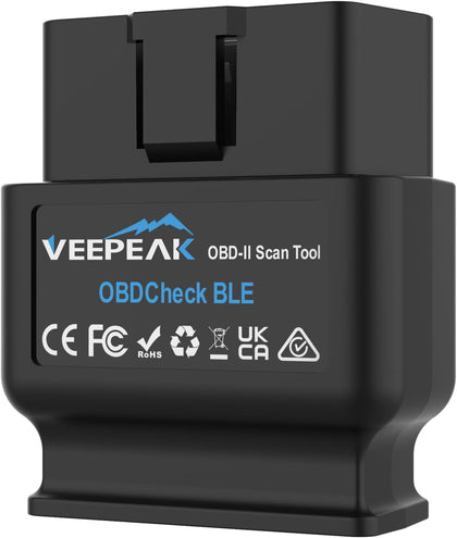 OBDCheck BLE Bluetooth OBD II Scanner for iOS & Android, Car Wireless Check Engine Light Code Reader Diagnostic Tool