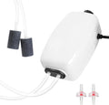 Aquarium Air Pump for 20-210 Gallon Tank, Fish Air Bubbler, Hydroponic Oxygen Aerator with Stones, Airline Tubing