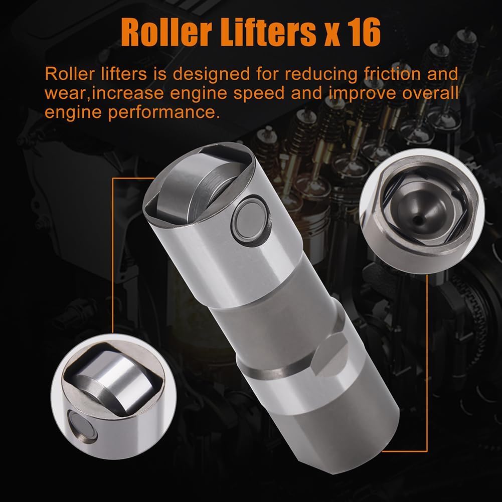 VEELECP Lifters Kit, Compatible with LS LT Engines, 16 Pcs