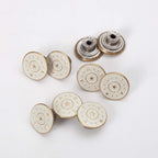 No Sew Pants Replacement Buttons Metal Jeans Buttons Suspender Denim Button