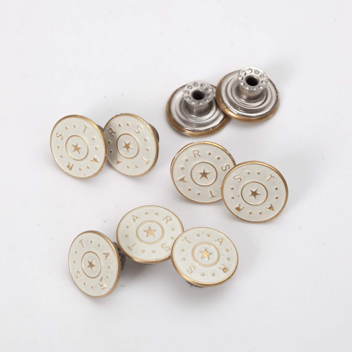 No Sew Pants Replacement Buttons Metal Jeans Buttons Suspender Denim Button