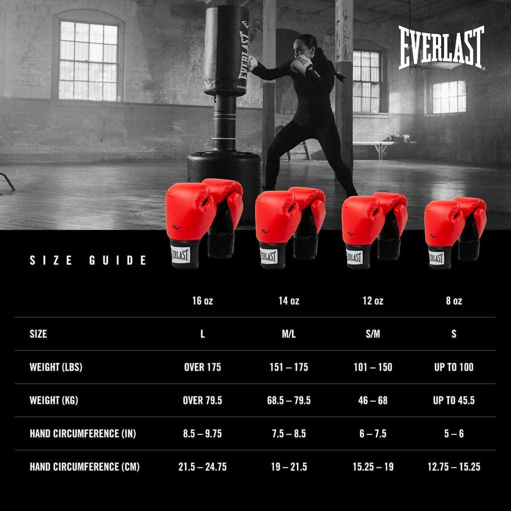 Prostyle 2 Boxing Gloves, Entry Level Training Gloves for Men and Women, Secure Fit Hook and Loop Closure &