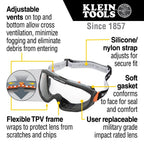 60479 Safety Goggles, Clear Lens