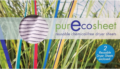 Purecosheet - Reusable Dryer Sheets | Cost effective (500+ loads), Chemical Free & Vegan Dryer Sheet | Safe For