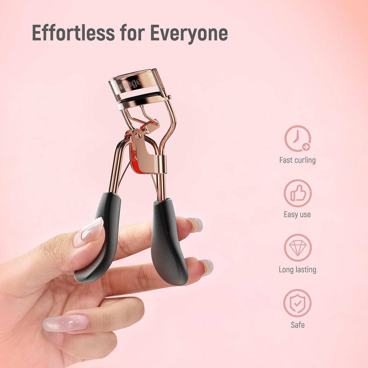 Eyelash Curler, Professional Stainless Steel Makeup Eyelash Tool