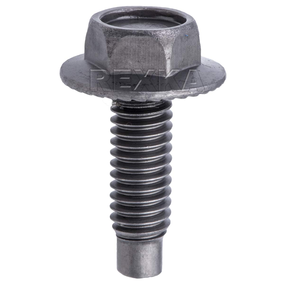 Rexka 10pcs 5/16"-18 X 1 Hex Washer Head Spin Lock Body Bolts