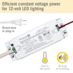 810600 12 Volt LED Power Supply, White