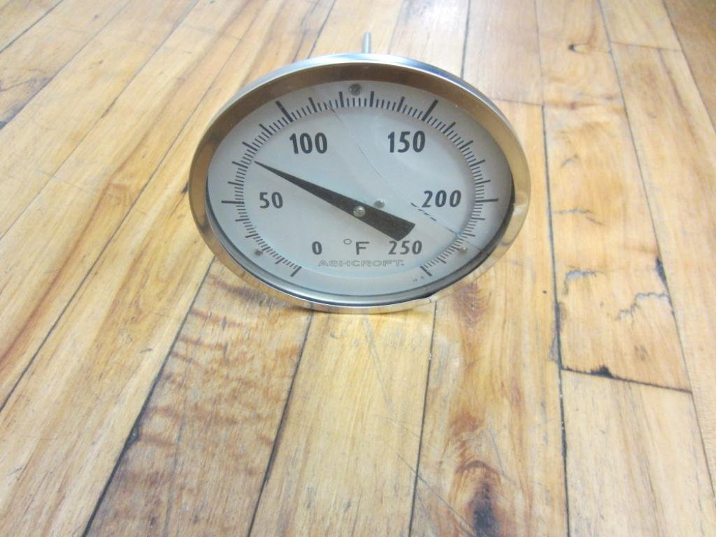 Ashcroft 50 EI42 E 060 Thermometer 50EI42E060 0-250F Cracked Glass