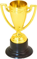 Mini Trophy Cups - Small Gold Trophies for Kids - Party Award Trophies for Sports Tournaments, Competitions and Parties
