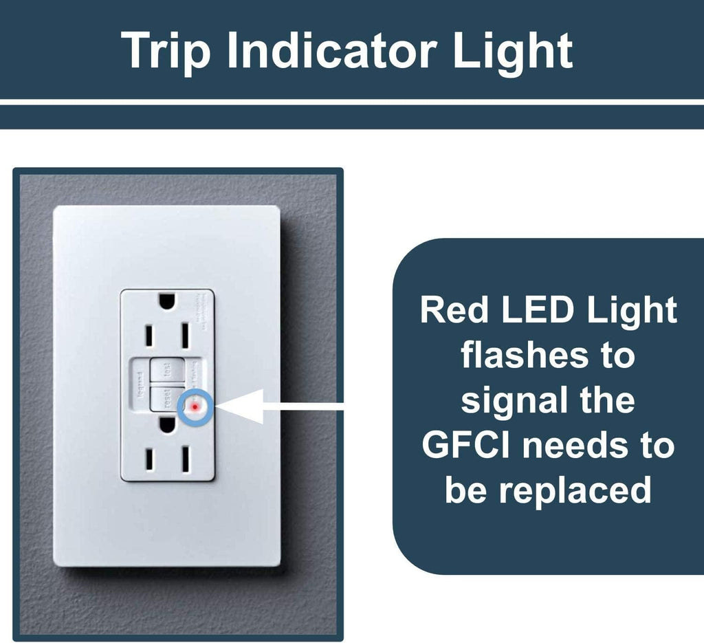 Legrand radiant 20 Amp Tamper Resistant GFCI Duplex Outlet White 3 Pack