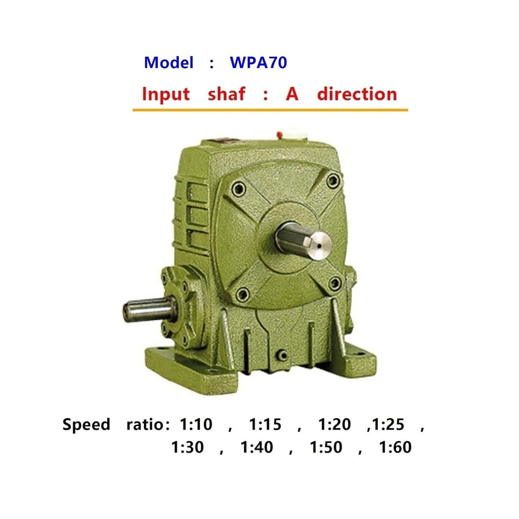 Worm Gear Reducer WPA-70-A Reducer, Speed Ratio 1:10~1:60