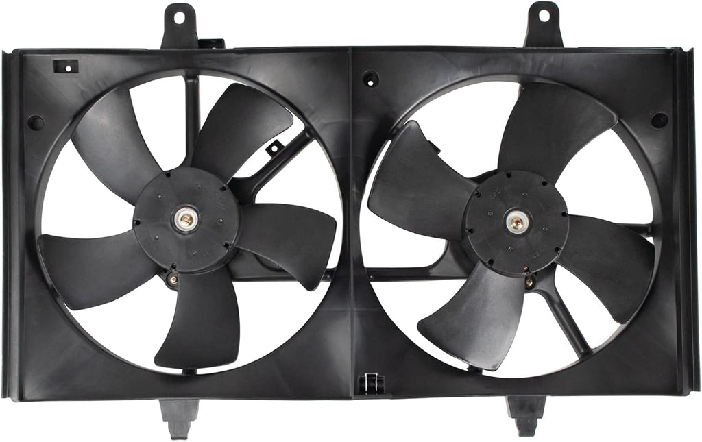 TRQ Radiator Dual Cooling Fan Assembly