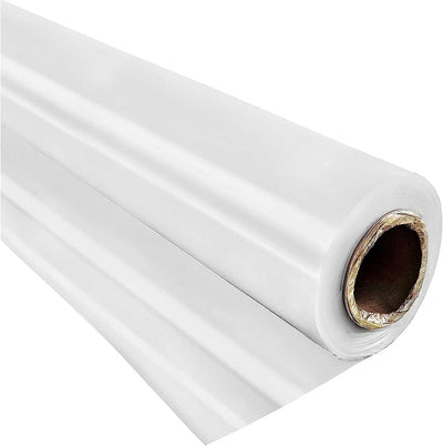 Greenhouse Plastic Sheeting 32 x 25 ft, 6 Mil Thickness UV Resistant Clear Polyethylene Film, Hoop Green House Cover