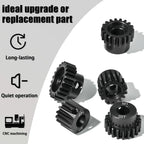 5Pcs M1 Steel Pinion Gear Set 14T 16T 18T 20T 22T, 8mm Bore