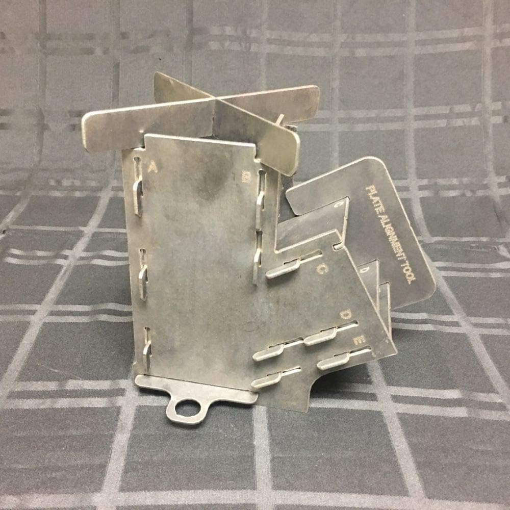 Flat Pack Mini Rocket Stove Portable Camping Stove Lightweight Wood Burning Survival Stove for Camping Hiking