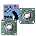 PGN UCF207-20 (2 Pack) Square Flange Bearing 1-1/4" Bore