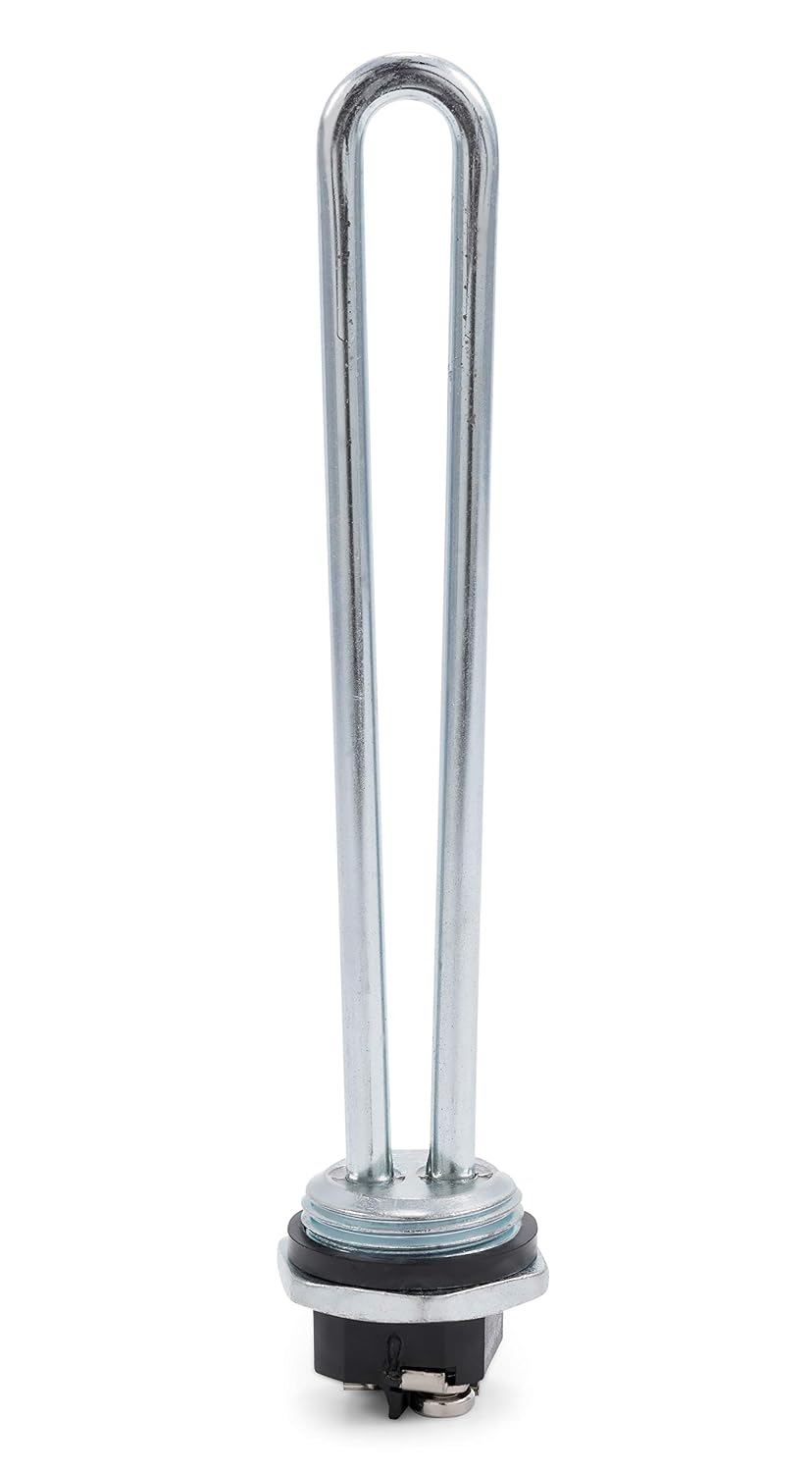Camco 2000W/120V Screw-In Water Heater Element | Features a High Watt Density Design, a 1-11 ½-inch NPSM Steel Bushing, and is Compatible with Most Water Heaters (02203)
