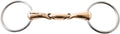JP Stainless Steel Copper Mouth Oval Link Loose Ring Snaffle Bit