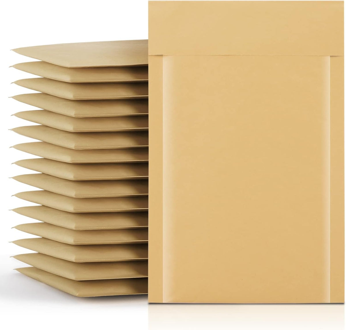 Kraft Bubble Mailers 4x8" Brown Padded Envelopes 50 Pack Usable 4x7"