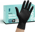 Black Nitrile Gloves - Disposable Heavy Duty 6 Mil