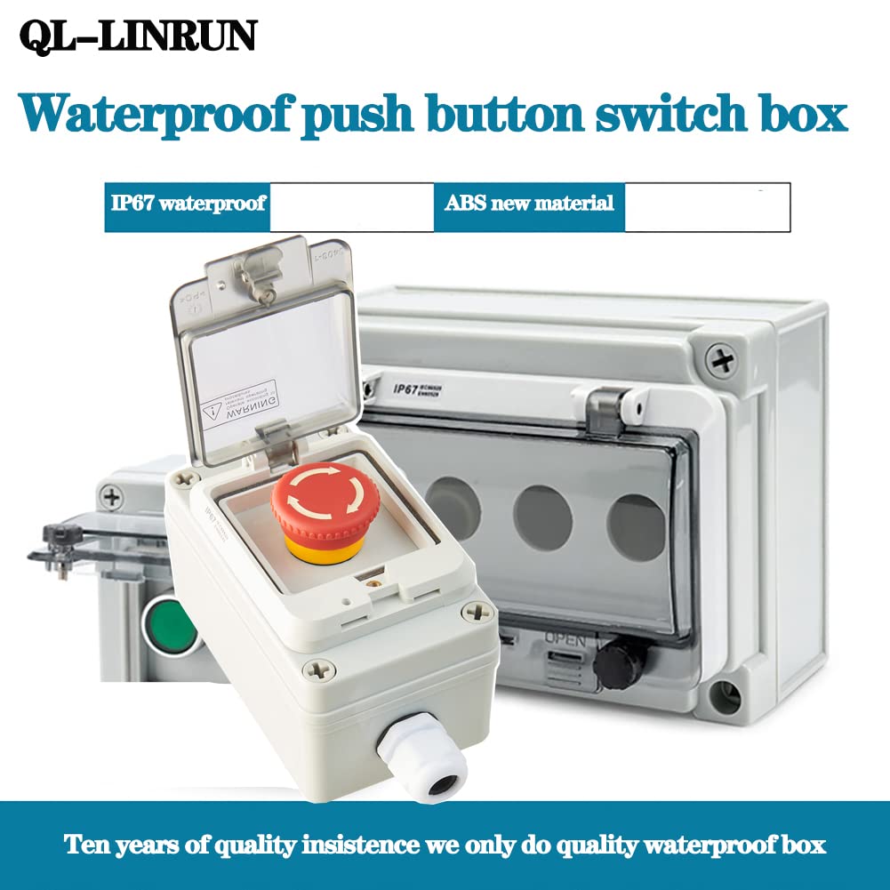 Emergency Stop Button Emergency Stop Switch E-Stop Button Station Box 22mm