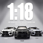 1/18 Scale Diecast Car, Compatible with BMW X5M Model Diecast Car | Official Authentic Large Alloy Model Car Kit for