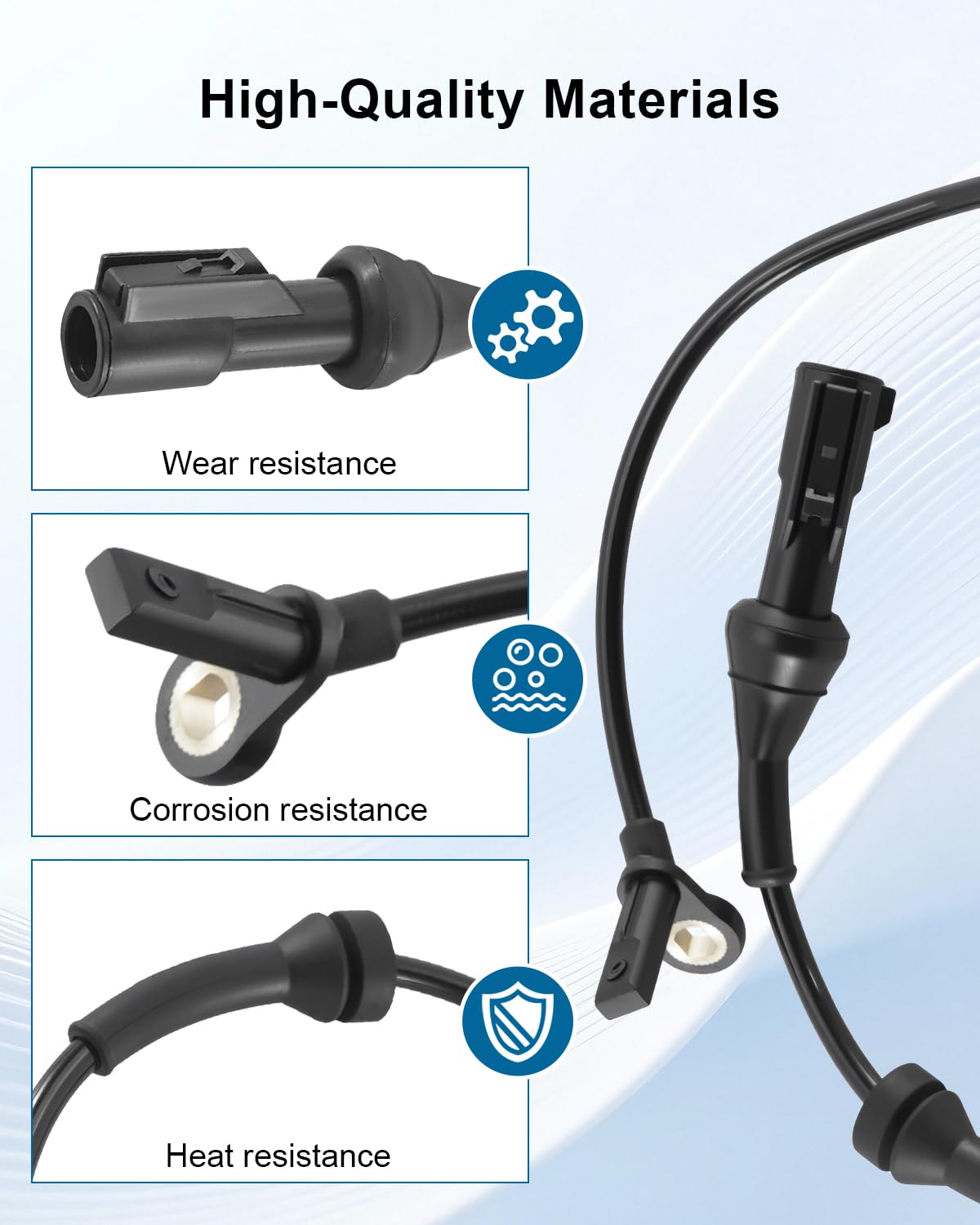 Front ABS Wheel Speed Sensor Fit for Ford Focus 2008 2009 2010 2011