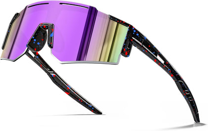 Oversized Kids Sunglasses Youth Baseball Sun Glasses Boys Girls Softball Cycling UV400 Protection Goggles