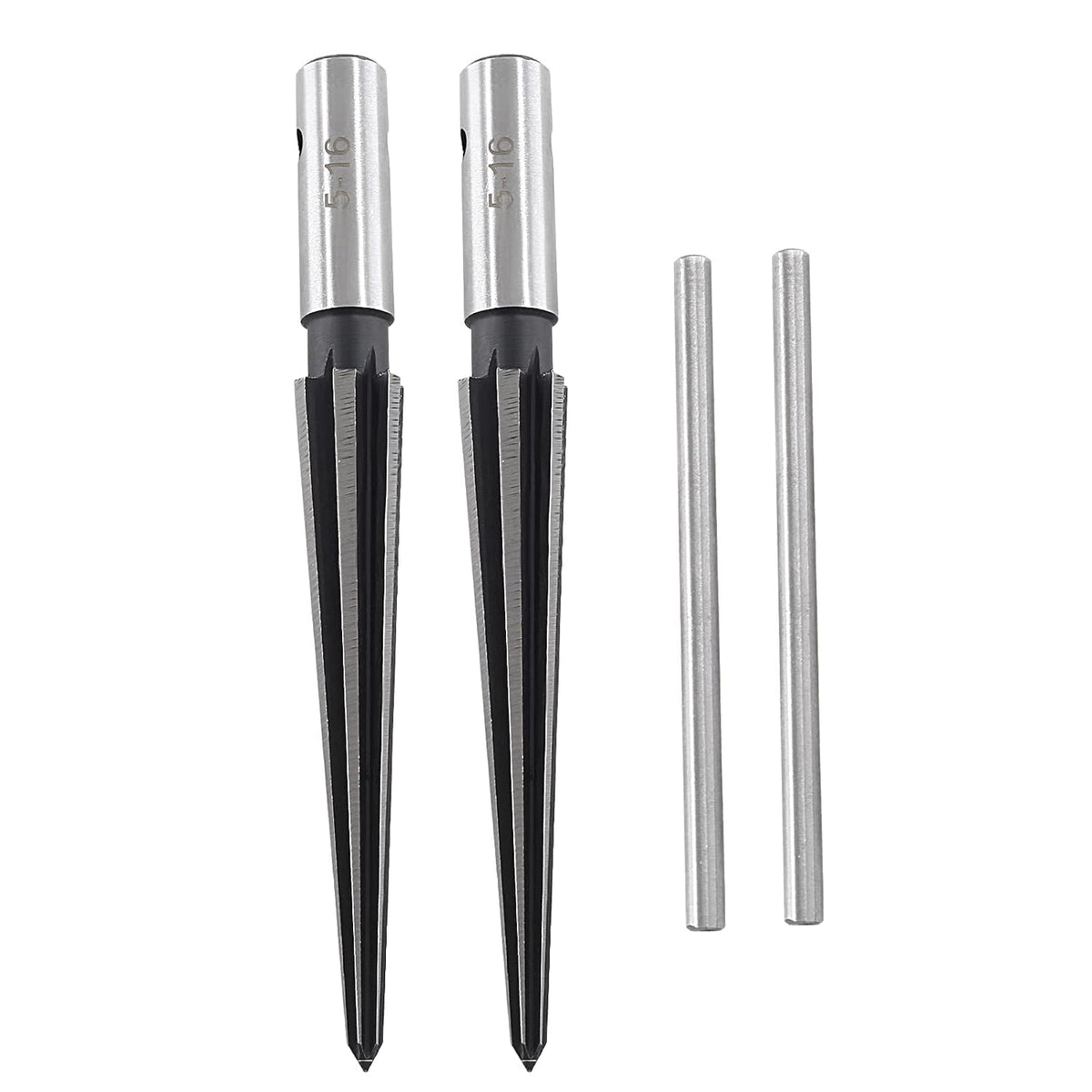 T Handle Tapered Reamer Set, 1/8"-1/2" & 3/16"-5/8", 2 Pieces