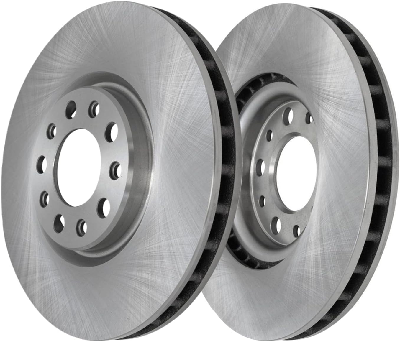 Detroit Axle - Front Brake Kit for 2014-2022 Jeep Cherokee | w/Single Piston Front Caliper, Disc Brake Rotors Ceramic
