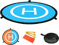 Drone Landing Pad, 22"/55cm Waterproof Portable Foldable Helipad Helicopter Landig Mat for DJI Mavic Pro Phantom
